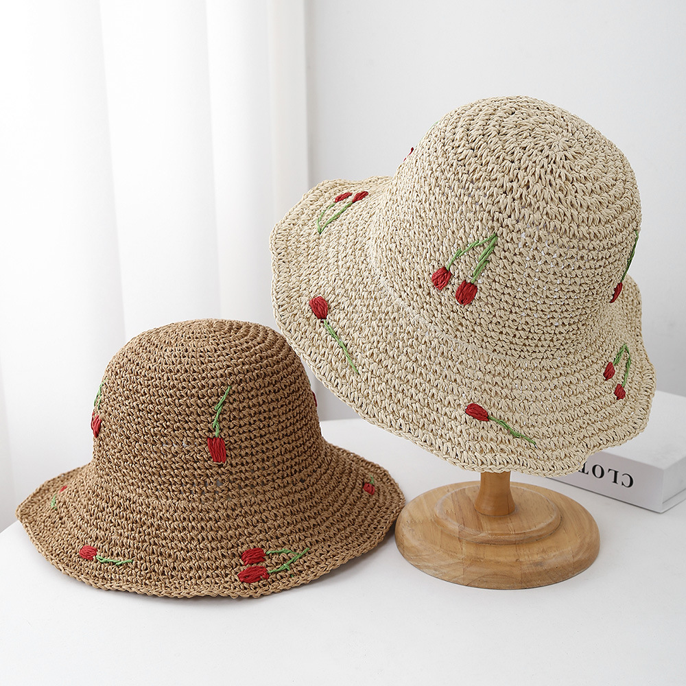 Bucket Hat Straw - Summer Hats For Women Sun Hat