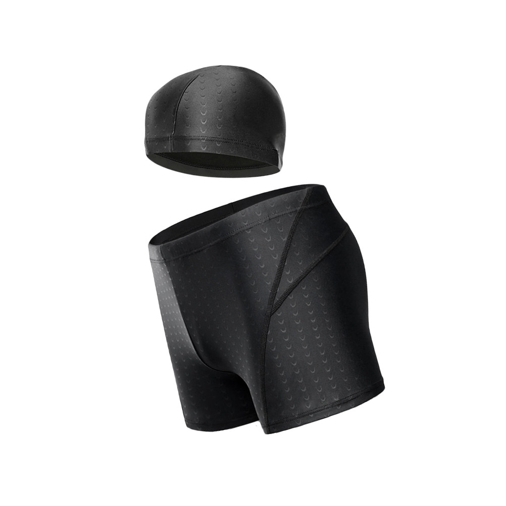 Swim Trunk Quick Dry - 1 Swimming Hat and Trunks Men