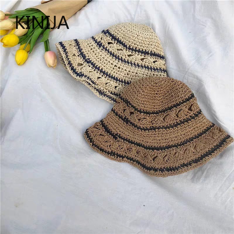 Summer Hat Women Straw Sun Hat - Bucket Hat Straw review and price