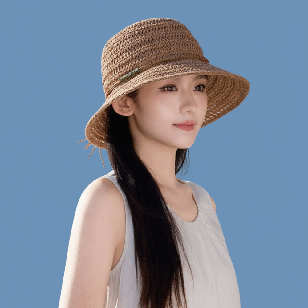 Sweet Large Straw Weave Sun Ha - Bucket Hat Straw review and price