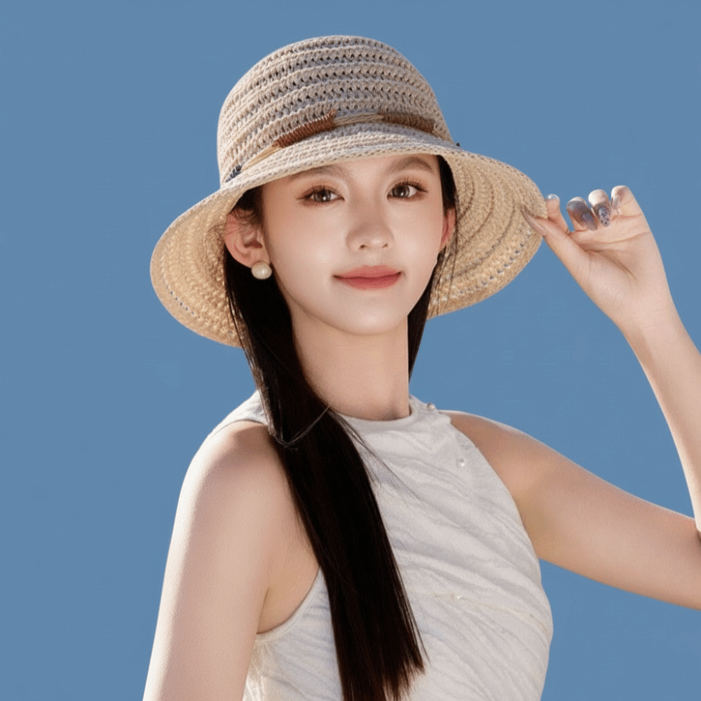 Sweet Large Straw Weave Sun Ha - Bucket Hat Straw review and price